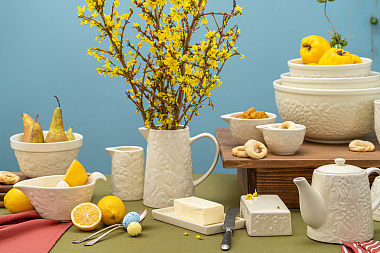 картинка Масленка Birds of Paradise, кремовая от магазина Одежда+