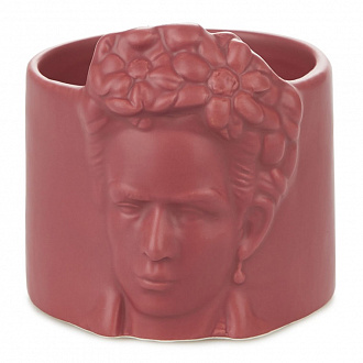 Изображение товара Горшок для цветов Frida, 9x9x10 см, вишневый