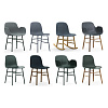 Изображение товара Кресло Normann Copenhagen Normann Copenhagen Form с ножками из ореха, 78х56.1х52 см, белое