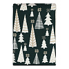 Изображение товара Плед из хлопка с новогодним рисунком Whitewood из коллекции New Year Essential, 130x180 см