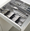 Изображение товара Органайзер для столовых приборов и кухонной утвари DrawerStore™, серый
