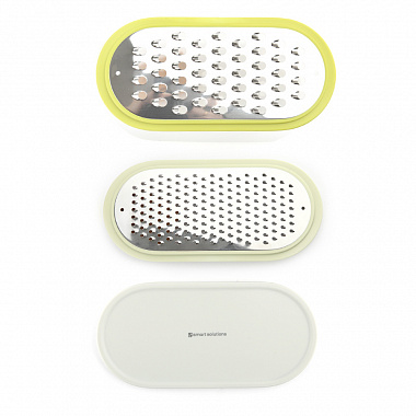 картинка Терка с контейнером и крышкой Smart Helper, 20х10х9,5 см от магазина Одежда+
