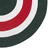 Изображение товара Ковер из хлопка Target темно-зеленого цвета из коллекции Ethnic, Ø90 см