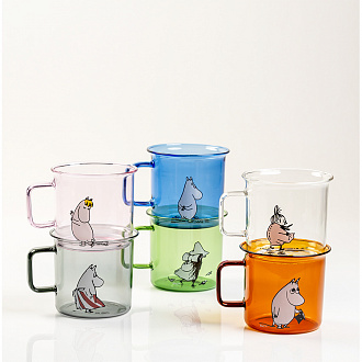 Изображение товара Кружка стеклянная Moomin, Малышка Мю, 350 мл