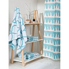 Изображение товара Штора для ванной Popple голубого цвета Cuts&Pieces, 180х200 см