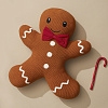 Изображение товара Подушка вязаная Classy gingerbread из коллекции New Year Essential, 40х50 см