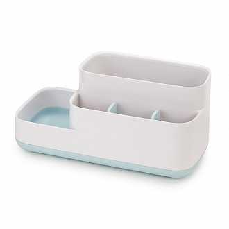 Изображение товара Органайзер для ванной EasyStore™, бело-голубой