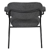 Изображение товара Лаунж-кресло с подлокотниками White label living, Jolien, 69,5х61х73 см, темно-серое