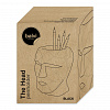 Изображение товара Подставка для канцелярских принадлежностей The Head, 12 см, черная