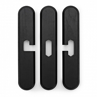 Изображение товара Стол Normann Copenhagen Ding, Ø75 см, дымчатое стекло/черный