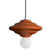 Изображение товара Светильник керамический подвесной Yula, Ø30х25 см, терракотовый