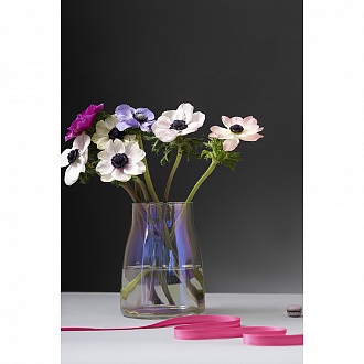 Изображение товара Ваза для цветов Agnis, 21 см, перламутр