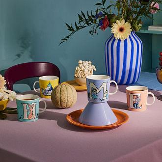 Изображение товара Кружка Moomin, Алфавит, буква E, 400 мл