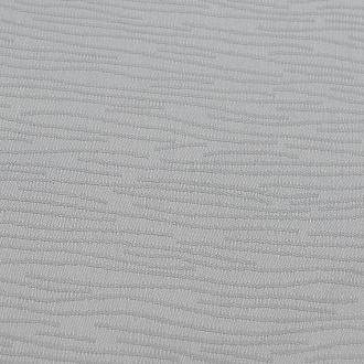 Изображение товара Дорожка на стол жаккардовая серого цвета из хлопка с вышивкой из коллекции Essential, 53х150 см