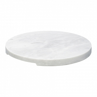 Изображение товара Блюдо сервировочное Marm, Ø20 см, белый мрамор