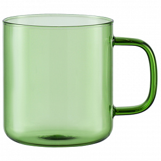 Изображение товара Чашка стеклянная, 350 мл, зеленая