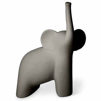 Фигура декоративная Elefante, 27х15х33 см, темно-серая