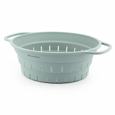 картинка Дуршлаг складной силиконовый Smart Helper, Ø25,5 см, шалфей от магазина Одежда+