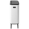 Изображение товара Бак для мусора Brabantia, Touch Bin Bo Hi, 2х30 л, белый