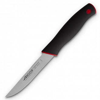 Изображение товара Нож кухонный для чистки овощей Duo, 11 см, черная с красным рукоятка