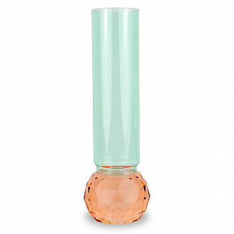 Ваза Anversa, 31,6 см, персиковая/голубая