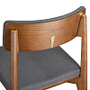 Изображение товара Набор из 2 стульев Aska, рогожка, орех/темно-серый