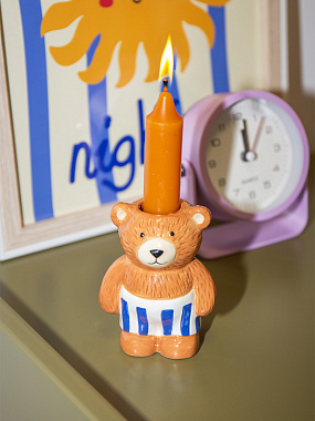 картинка Подсвечник Teddy, 4,6 x 5,7 x 8,8 см от магазина Одежда+