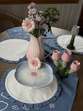 Салфетка под приборы Контур из коллекции Ethnic, ∅38 см, анонс элемента