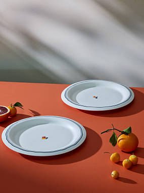 картинка Набор обеденных тарелок Plush, Little Petals, Ø26 см, 2 шт. от магазина Одежда+