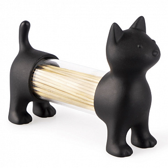 Изображение товара Емкость для соли, перца или зубочисток Cat, черная