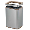 Изображение товара Ведро мусорное Laguna, открытое, нержавеющая сталь, 12 л