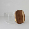 Изображение товара Банка для хранения квадратная Glass Acacia,1 л