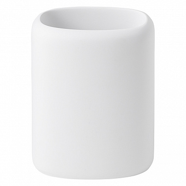 картинка Стакан для зубных щеток Slim, белый от магазина Одежда+