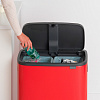 Изображение товара Бак для мусора Brabantia, Bo, Touch Bin, 2х30 л, пламенно-красный