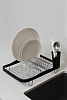 Изображение товара Сушилка для посуды Sinkin, 28х14х35,5 см, черная, никель