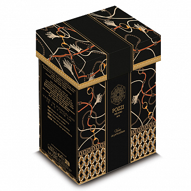 картинка Ваза Luxury chain, 18 см, черная от магазина Одежда+