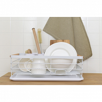 Изображение товара Сушилка для посуды Granli, 43x30,5x14 см, белая
