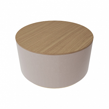 Столик Moon, ∅66 см, дуб/бежевый, анонс элемента