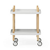 Изображение товара Стол сервировочный на колесиках Normann Copenhagen Block, светло-серый