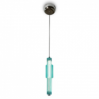 Изображение товара Светильник подвесной Modern, Verticale, 1 лампа, Ø12х30,5 см, голубой