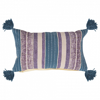 Изображение товара Чехол на подушку из плотного хлопка в полоску из коллекции Ethnic