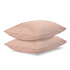 Изображение товара Комплект постельного белья полутораспальный из сатина цвета пыльной розы из коллекции Essential