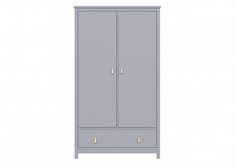 Шкаф 2-х створчатый Wood, 108х61х188 см, серый