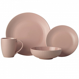 Изображение товара Набор посуды на 4 персоны Corallo, 16 пред., розовый