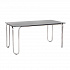 Стол обеденный Bauhaus, 160x80x75 см, серый