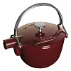 Изображение товара Чайник Staub, круглый, 16,5 см, 1,15 л, гранатовый