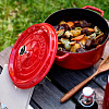 Изображение товара Кастрюля Staub, круглая, 30 см, 8,35 л, вишневая