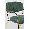 Изображение товара Лаунж-кресло с подлокотниками White label living, Jolien, 69,5х61х73 см, темно-зеленое