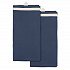 Набор из двух кухонных полотенец саржевого плетения темно-синего цвета из коллекции Essential, 50х70 см