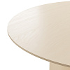 Изображение товара Столик со смещенным основанием Type, Ø50х37,5 см, молочный